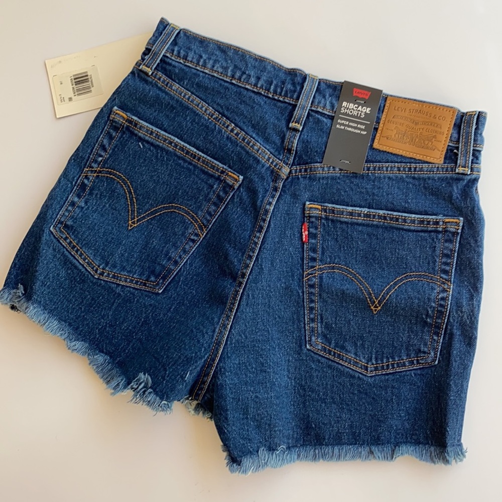 Levi’s Charleston Chill Ribcage High Rise Shorts